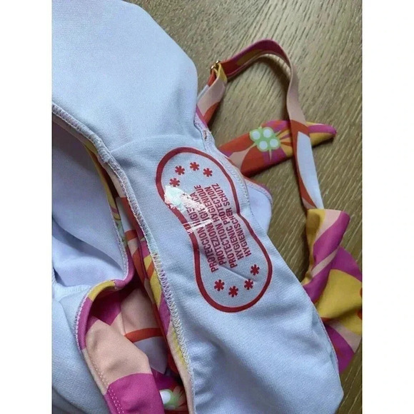 Women's Bathing Suit Pink Lily Tropic Like Hot One Piece Swimsuit  Size L NEW - Picture 9 of 13